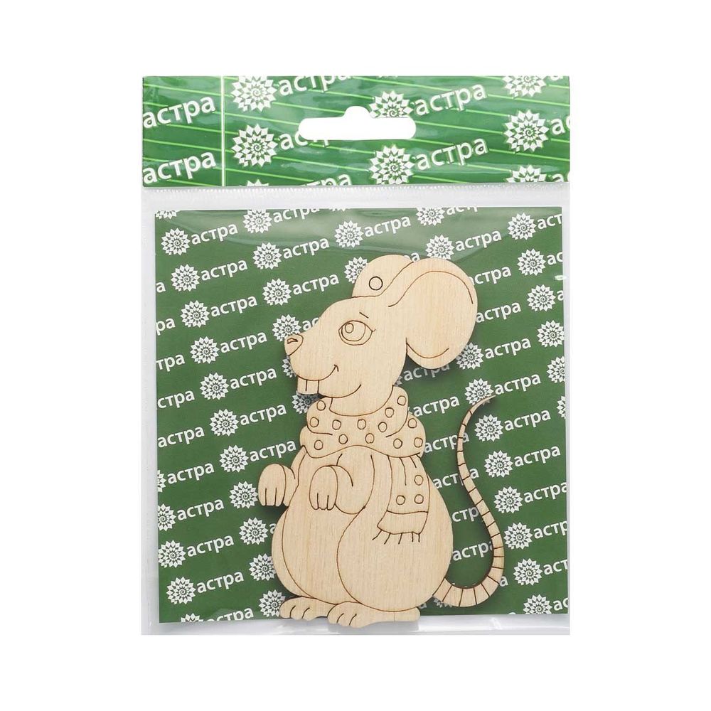 Заготовка из фанеры На прогулку 6,7х9,7х0,3см, Астра