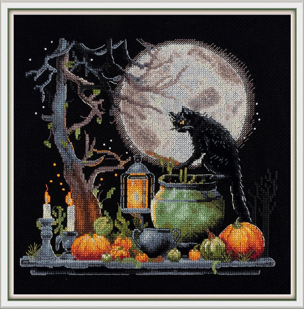 Набор для вышивания нитками Klart 8-576, Приворотное зелье, 20х20 см