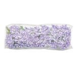 Цветы искусственные декоративные 2см (12 штук) (фиолетовый)