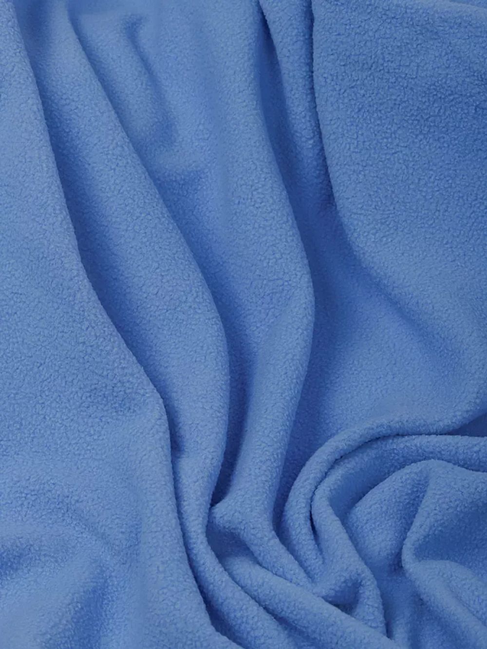 Флис 2-сторонний 190 г/м², 150 см / 10 метров, N-TBY-0059-331, цв.F331 тем.голубой