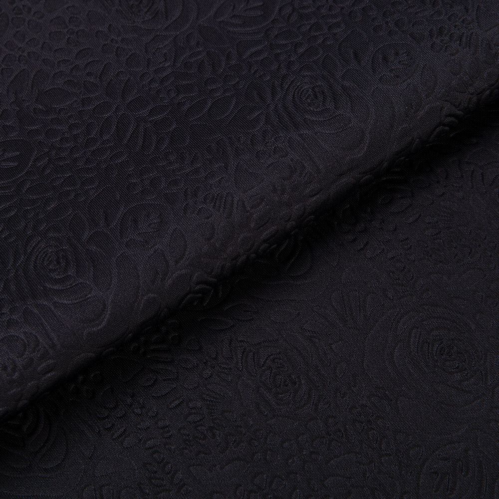 Ткань блузочная 300 г/м², 150х150 см, черный, Gamma FSF-05