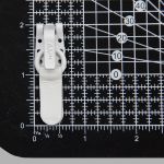 Крючок шубный Hobby&Pro 20 мм, 5 шт, 9003 белый