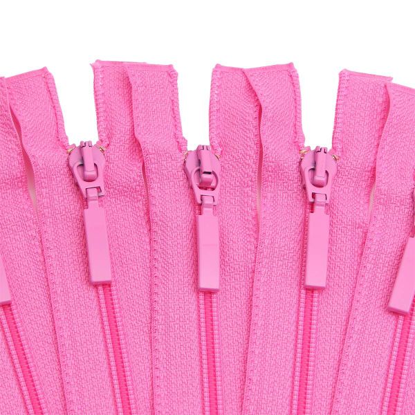 Молния спираль (витая) Arta Т5 (5 мм) 1 зам., разъем., 40 см, цв. 515 розовый, уп.5 шт