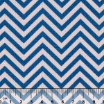 Ткань для пэчворка Peppy Бабушкин сундучок, рулон 112 см / 5 метров, БС-32 зигзаг я.синий, Peppy