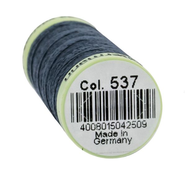 Нитки отделочные Gutermann Top Stitch, 30м, 537 т.серо-синий джинс, 5 катушек