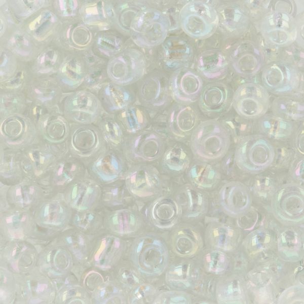 Бисер Zlatka 8/0 (2.9 мм), 100 г (10х10 г), №0161 прозрачный, GR