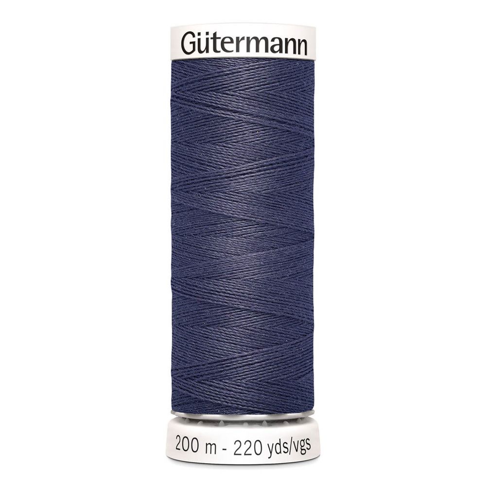 Нитки универсальные Gutermann Sew-all 100 (200 метров), 5 кат. | 875 серо-черничный