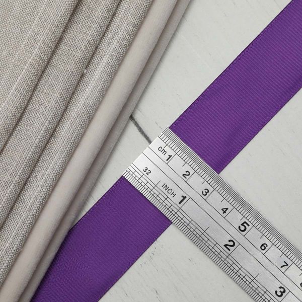 Лента репсовая (в рубчик) 25.0 мм, 171 т. фиолетовый, уп.18,28 м