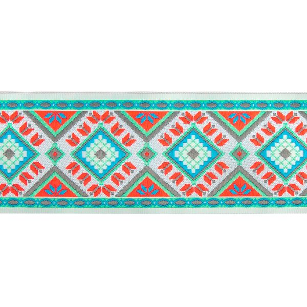 Лента (тесьма) жаккардовая 70.0 мм / 10±0.5 метров, 6, Gamma TRJ-117YP