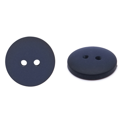 Пуговицы на 2 прокола 22L (14мм), пластик (col.22 темно-синий), CR-K18M, 144 шт