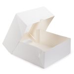 Кондитерская коробка для торта с 2 окнами 26х26х10 см, S-Chief BFC-012