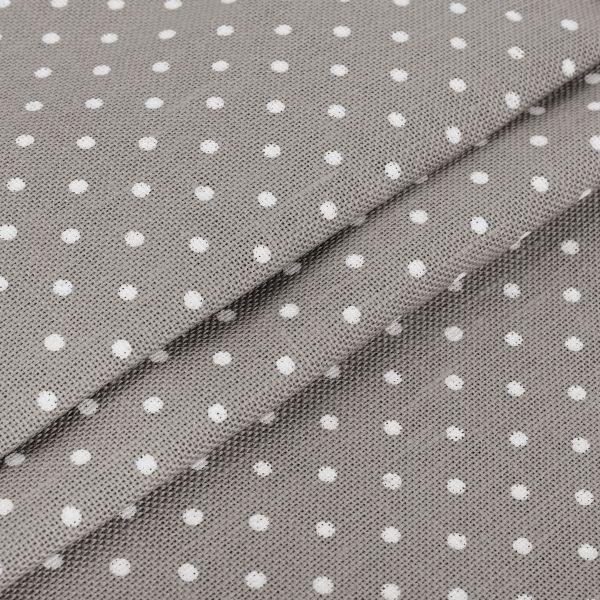 Канва Zweigart Belfast 32 ct, 50х70±2 см, 7349 серый в горошек, Zweigart