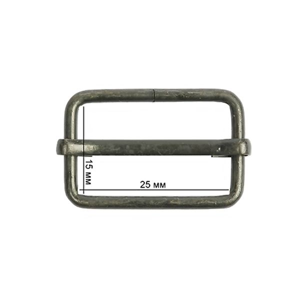 Шлевка металл 25х15х2.3 мм, TSW цв. оксид уп. 500 шт