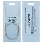 Спицы круговые металл ⌀3,0 мм, 100 см, с металлической леской, Gamma MKN