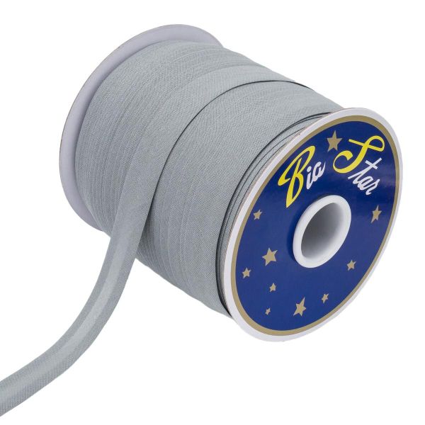 Косая бейка хлопковая 20 мм / 132±1 метра, 063 серый, 6112-0009