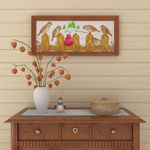 Алмазная (кристальная) мозаика Фрея, В гостях у воробьев, 50х20 см