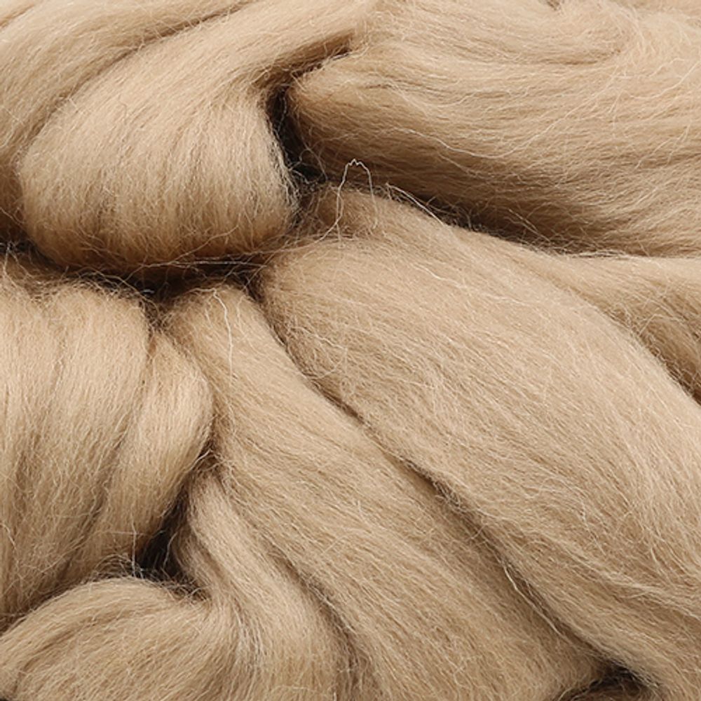 Шерсть для валяния Троицкая п/тонкая 1х100 г (до 29 мкр), 1638 верба