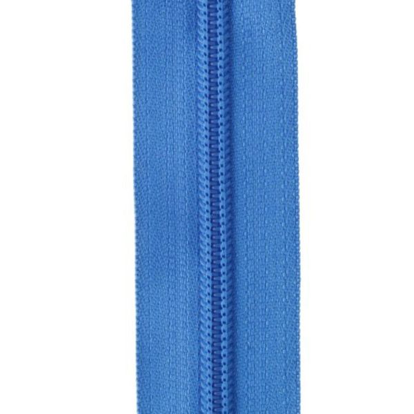 Молния рулонная спираль (витая) Т7 (7 мм) / 100 метров, 207 васильковый, Gamma