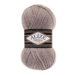 Пряжа Alize (Ализе) Superlana klasik / уп.5 мот. по 100 г, 280м, 207 светло-коричневый меланж A