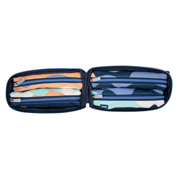 Бокс из 4-х односекционных мини пеналов с наполнением 22,5х11,5х11 см, Milan 08872FNB