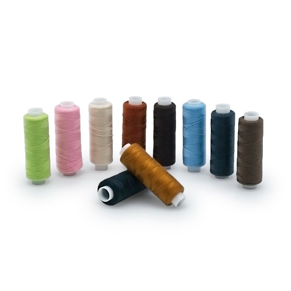 Швейные нитки (набор) 40/2 200 м, ассорти, 10 катушек Astra&Craft, 2