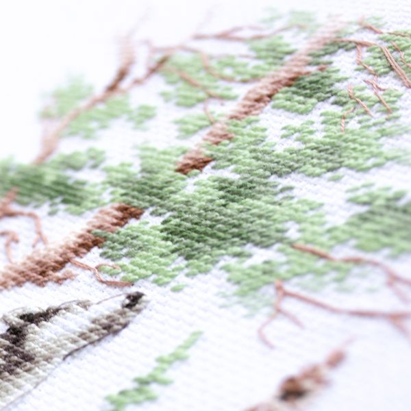 Набор для вышивания нитками Чудесная игла, Дух летнего леса 17х27 см