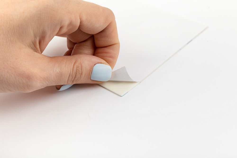 Клейкий двусторонний лист (вспененный) 11х21 см, 1 шт, 1 мм, Mr.Painter FST-01