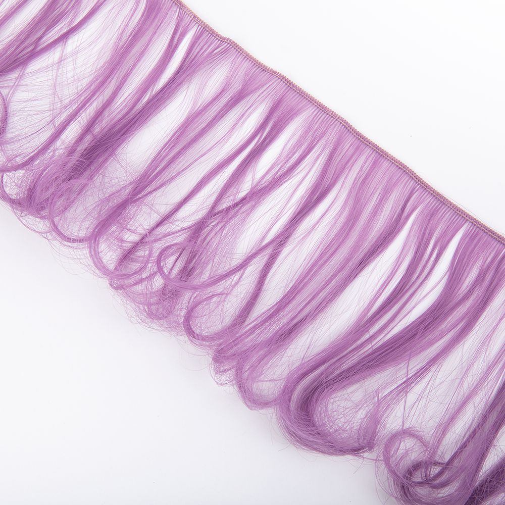 Трессы для кукол 15 см, 100 см, 19 г, 38 лавандовый, HobbyBe HAR-14