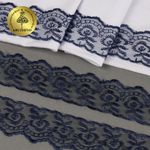 Кружево капроновое 45 мм / 9.14 м, TBS.30010 цв.120 (159) т.синий, Kruzhevo