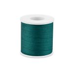 Лента (тесьма) шелковая 4.0 мм / 45.5±0.5 метров, №227 т. зеленый, Gamma SR-4