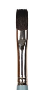 Кисть белка плоская №12, 5 шт, короткая ручка, Vista-Artista 10232-12