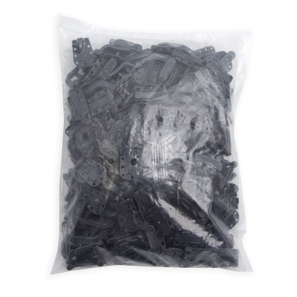 Крючок шубный PQ 45 мм, серый, PQ5207, 100 шт