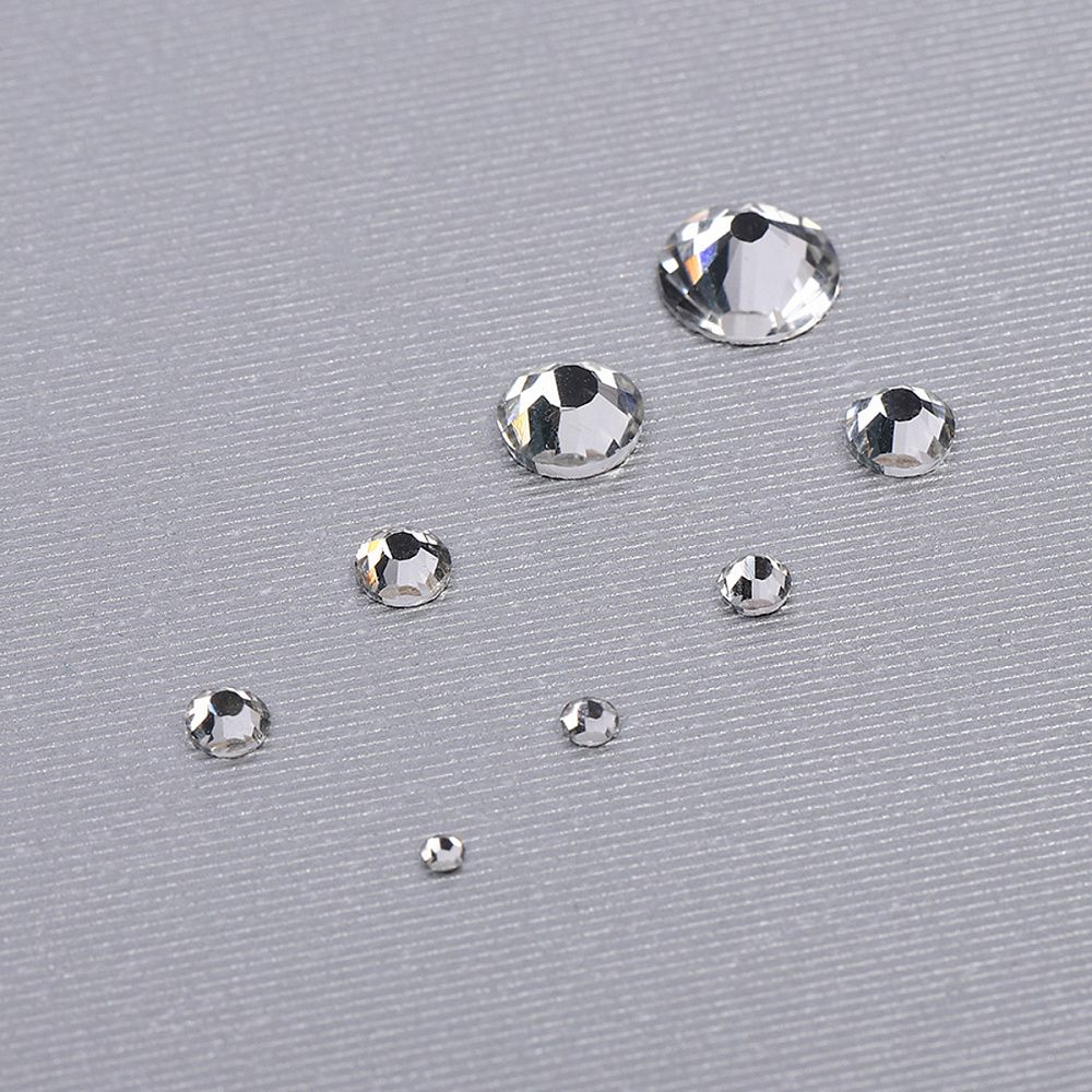 Стразы холодной фиксации TBY.MIX 1 цв.серебро уп.1000 шт