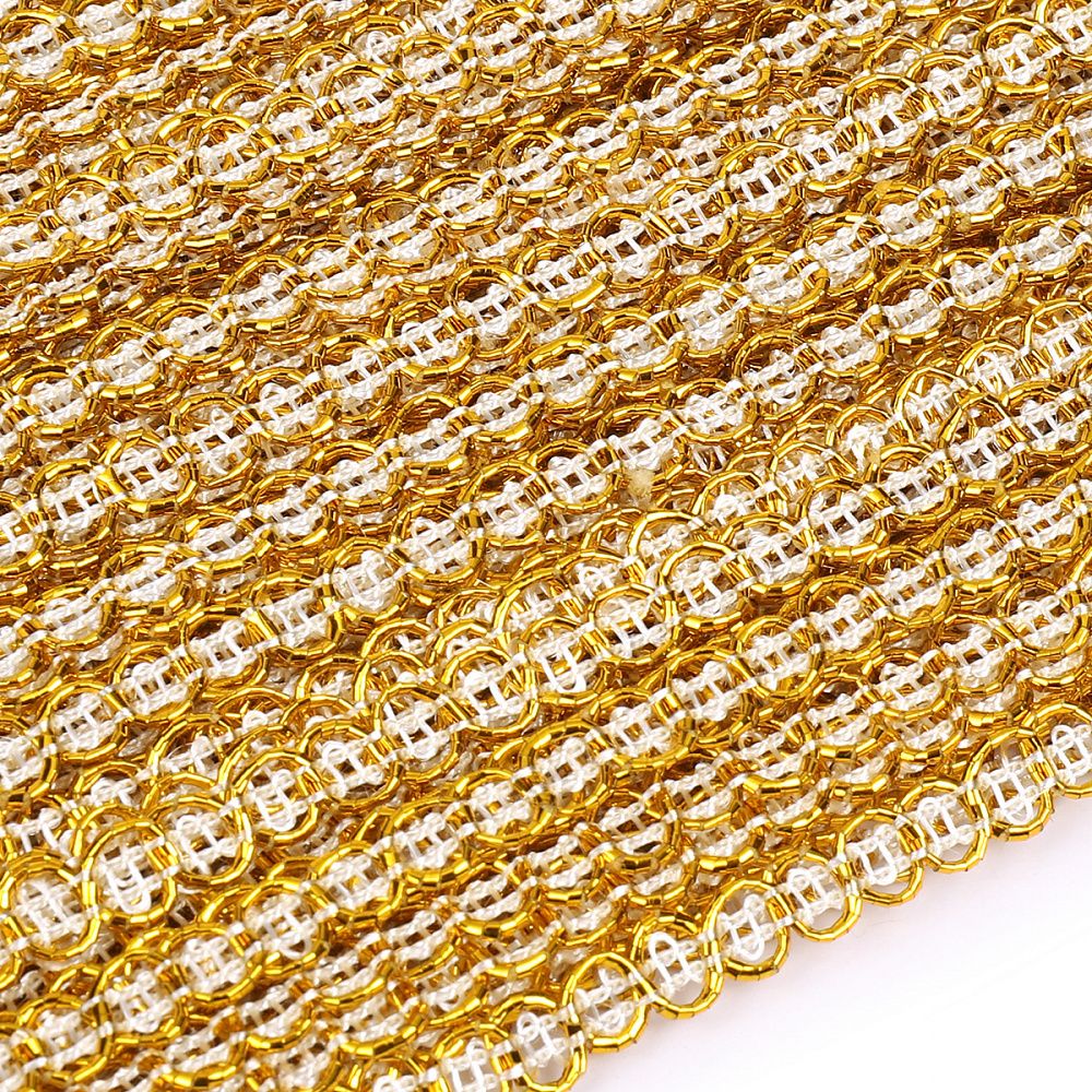 Тесьма отделочная 5 мм, 919 цв.золото уп.45.7м