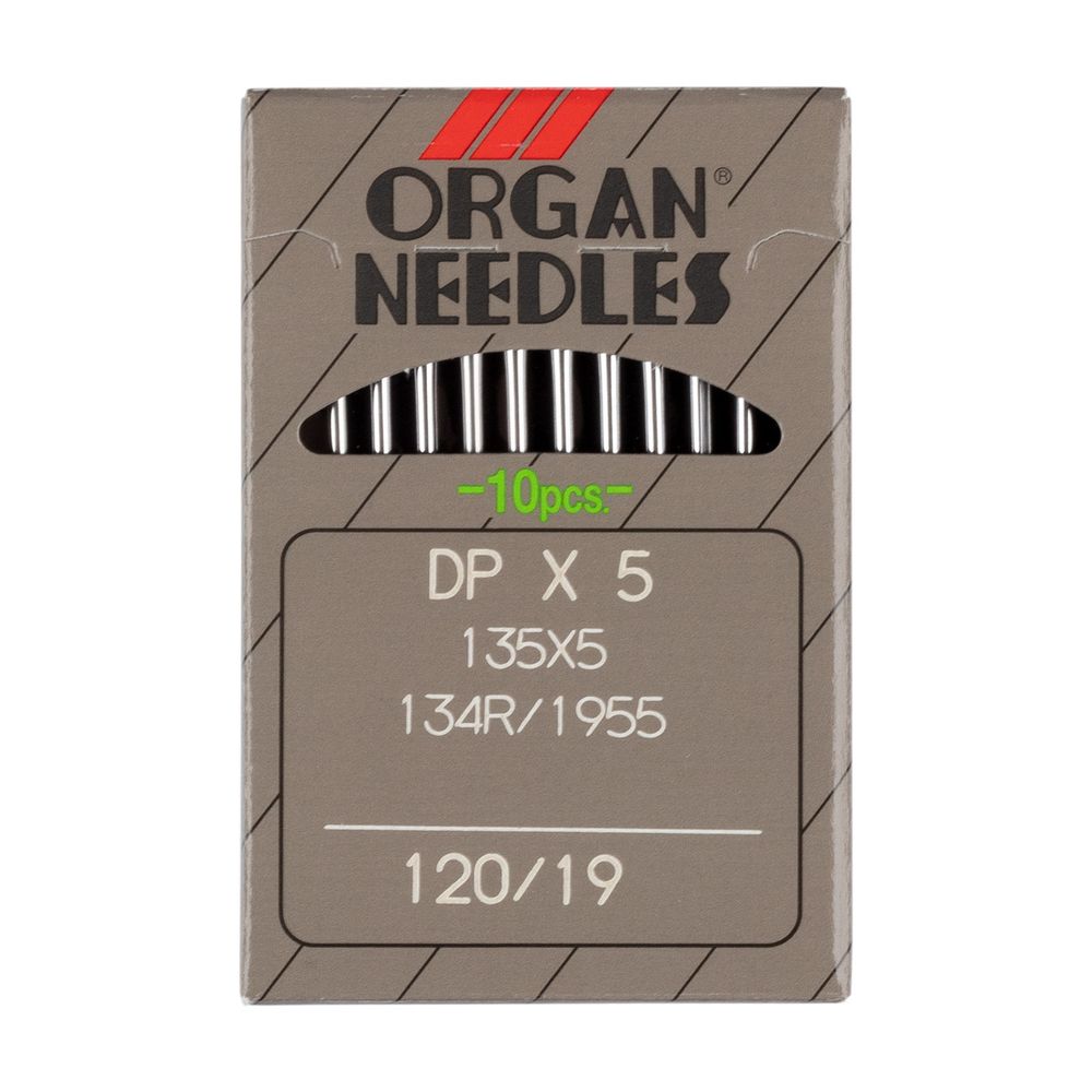 Иглы для промышленных швейных машин Organ DP*134 / DP*5 10 шт, 120