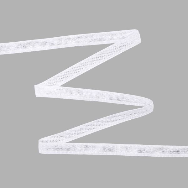 Тесьма (лента) киперная (100 х/б) 15 мм / 25 метров, рис.9758, 1 белый, С3863Г17