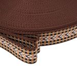 Стропа (ременная лента) 38 мм / 45.72 метра, [35.87 г/пог.м], с принтом, T043 бежевый/черный/белый, 3Al362