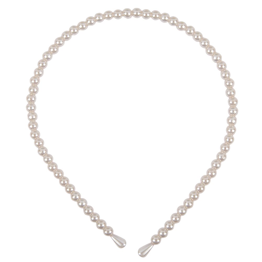 Ободок для волос O1009, 5 шт, №01 жемчужный, Cherry Mary O1009