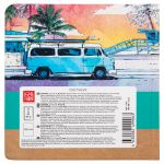 Скетчбук 120 г/м², 120 г/м², 12х12 см, сшивка 80 л, 02 крафт, Аква-колор IZO-BK-1212