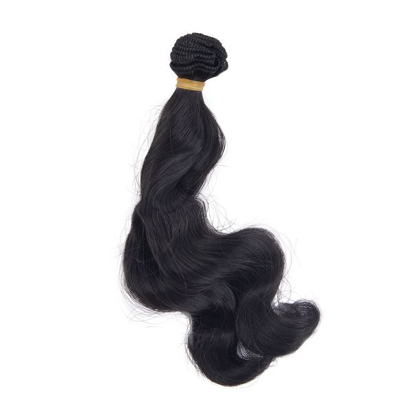 Трессы для кукол 15 см, 100 см, 22 г, 17 черный кофе, HobbyBe HAR-13