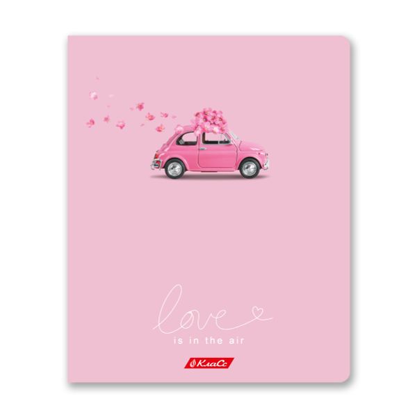 Тетрадь ученическая общая, софт тач, A5+ 96 л. на скобе, белизна 100%, 5 шт, клетка, 000341 Розовое настроение, Светоч 96ТСК5_12_3_1