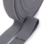 Резинка вязаная 20.0 мм / 20 метров, р.3822Ч, 924012 серый, Гамма 8с677 Ч