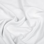 Футер 3-нитка петля гладкокрашеный диагональ 310 г/м², 65% х/б, 35% п/э, 180 см, цв. белый, 6м
