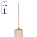 Шило проколочное (канцелярское) с березовой ручкой, 1 шт, в чехле. ⌀2,0мм, Gamma CON-04