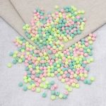 Бусины пластик ⌀6 мм, 50 г, микс цвета, матовые, круглые, Astra&Craft (яркий), 1AL139-1