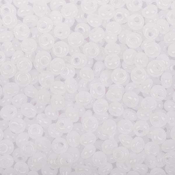 Бисер Preciosa Drops 5/0 (4.5 мм), 50 г, 02090 белый, 311-11001