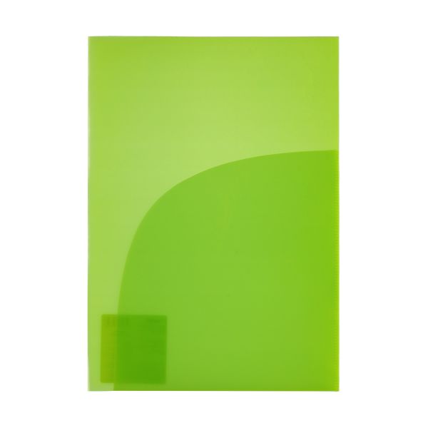 Папка-уголок (2 кармана) A4 180 мкм волокно, 20 шт, лайм EC210030221, Expert Complete