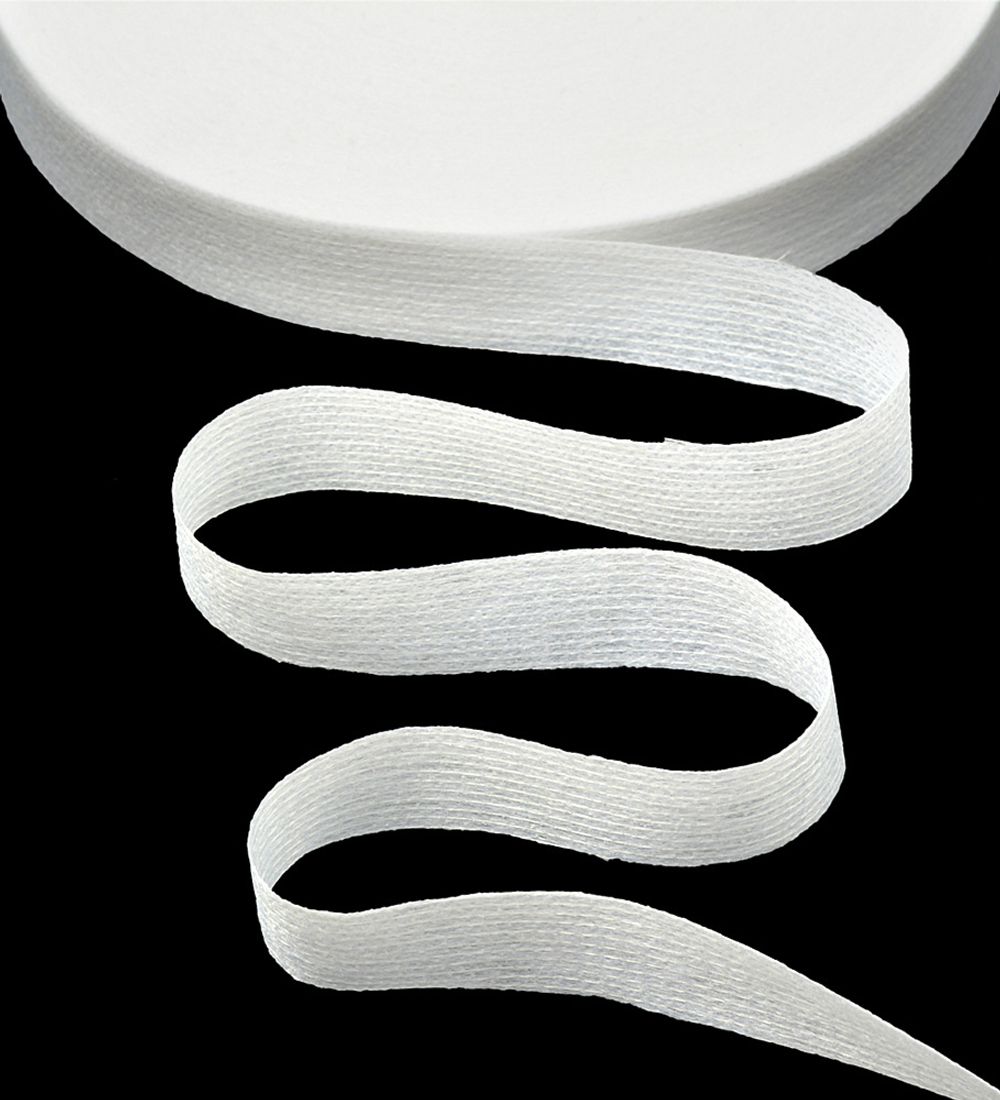 Лента клеевая нитепрошивная по долевой 20 мм / 100 метров, белый