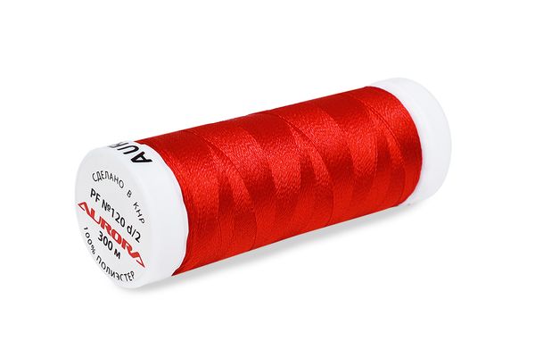 Нитки для креативных работ Aurora №120, 300 м, цв. PF700, 5 катушек