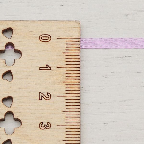 Лента атласная 2-сторонняя 3.0 мм / 100±2 метров, (162 ярко-сиреневый), Globus